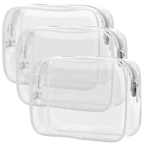 clear cosmetic travel bag